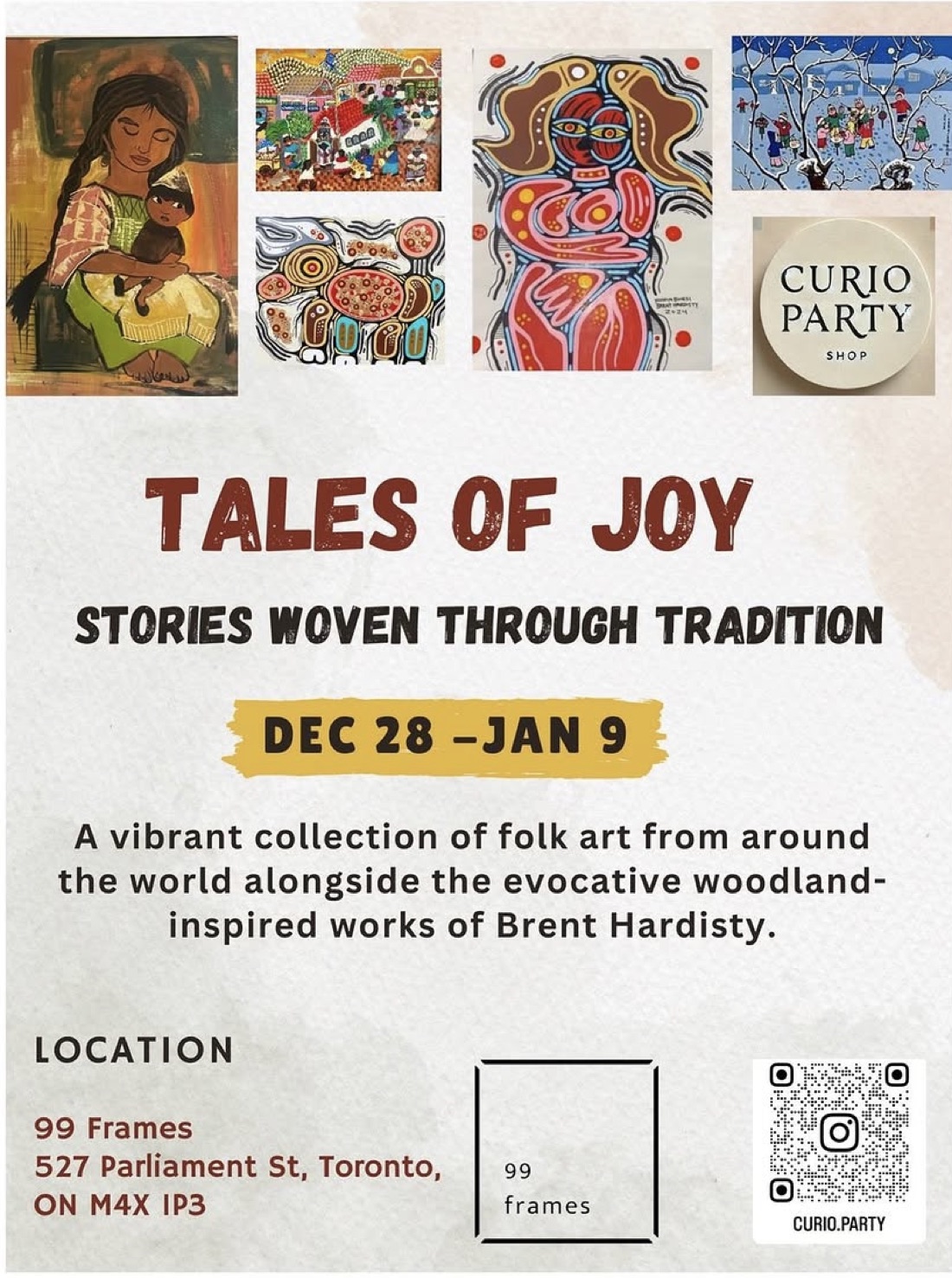 Tales of Joy exhibition poster